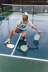 The Pickleball Legend Graphic Tee in Sand