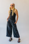 Free People: After Love Cuff Pants in Black