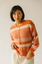 The Rialto Striped Sweater in Tangerine Multi