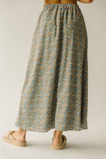 The Sargent Slip Skirt in Marigold Blossom