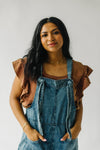 The Traskwood Stone Washed Jumpsuit in Washed Denim