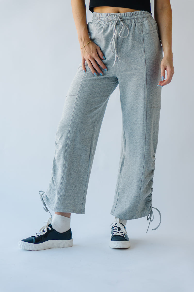 Forever 21 Women's Drawstring Lounge Pants in Heather Grey Small