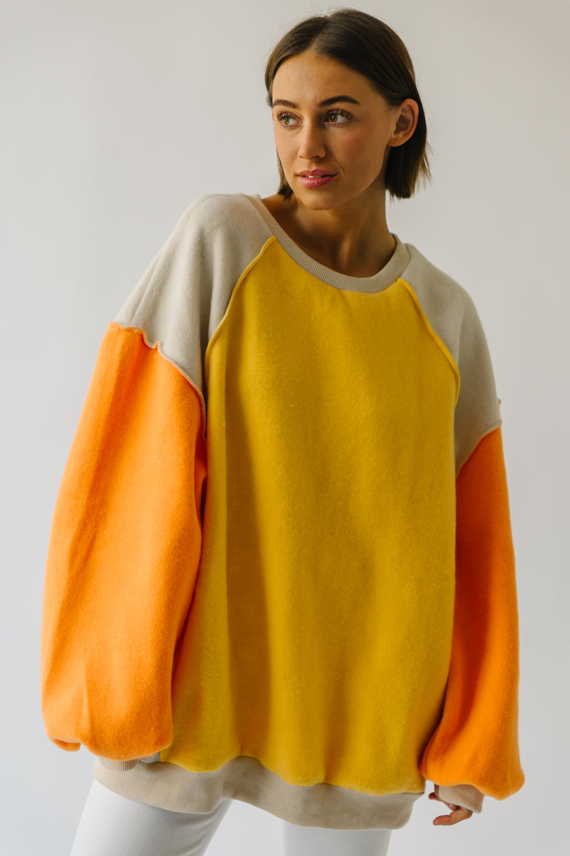 nødvendig Mockingbird Nebu The Gifford Colorblock Sweater in Yellow Multi – Piper & Scoot