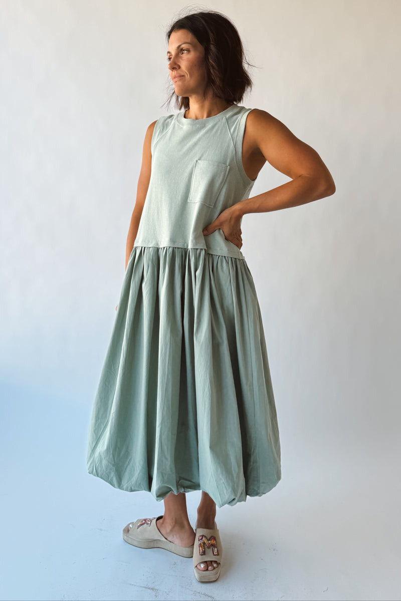 bubble hem dress midi Kate Black Drop Waist Bubble Hem i Dress - S Size - Women's Dresses