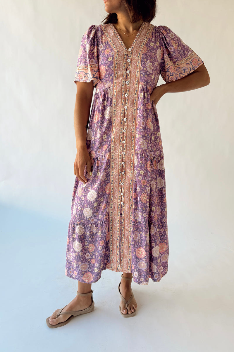 The Jay Floral Maxi Dress in Lavender Mix – Piper & Scoot