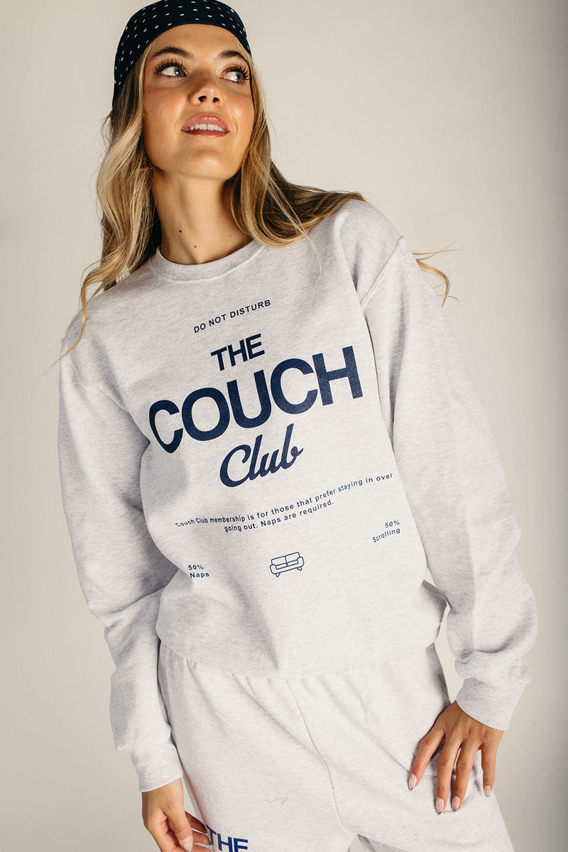 The Couch Club Sweatshirt in Ash – Piper & Scoot