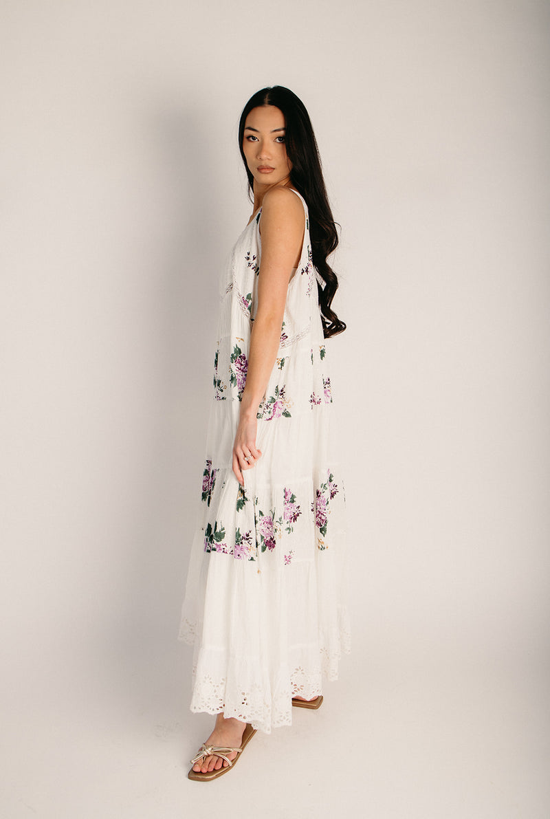 floral maxi tank dress Tank Maxi Dress Red Floral