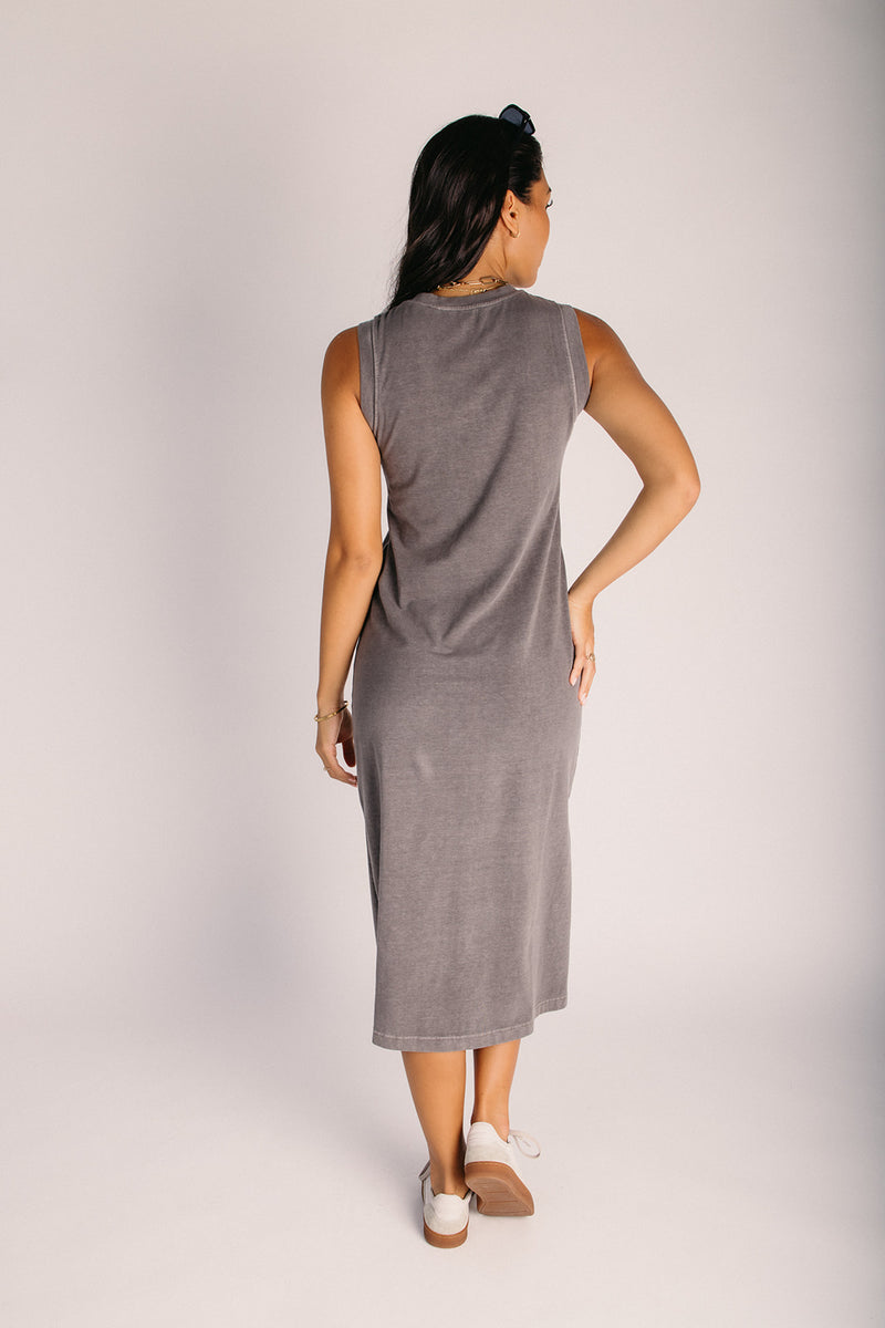 long shirt dress with side slits SemSem SILK SHIRT DRESS WITH SIDE SLITS IN CAMEL
