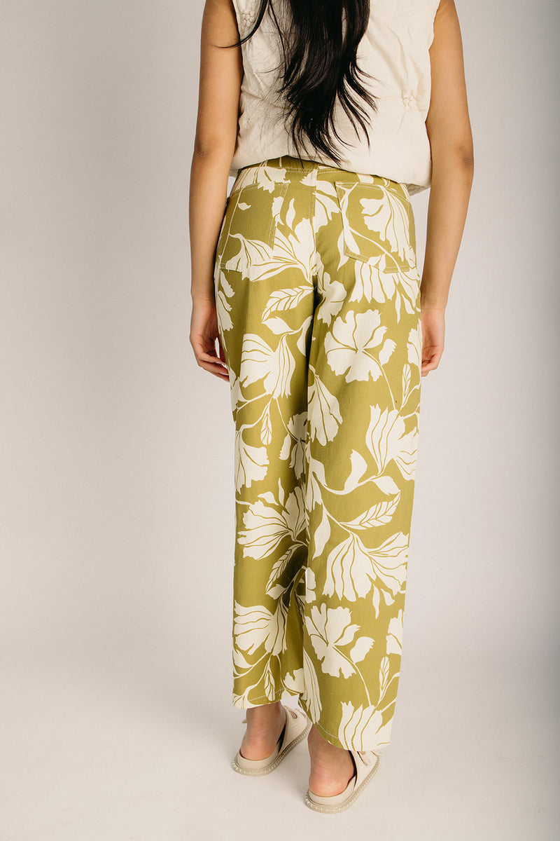 The Bussey Floral High Rise Jean in Matcha Latte – Piper & Scoot