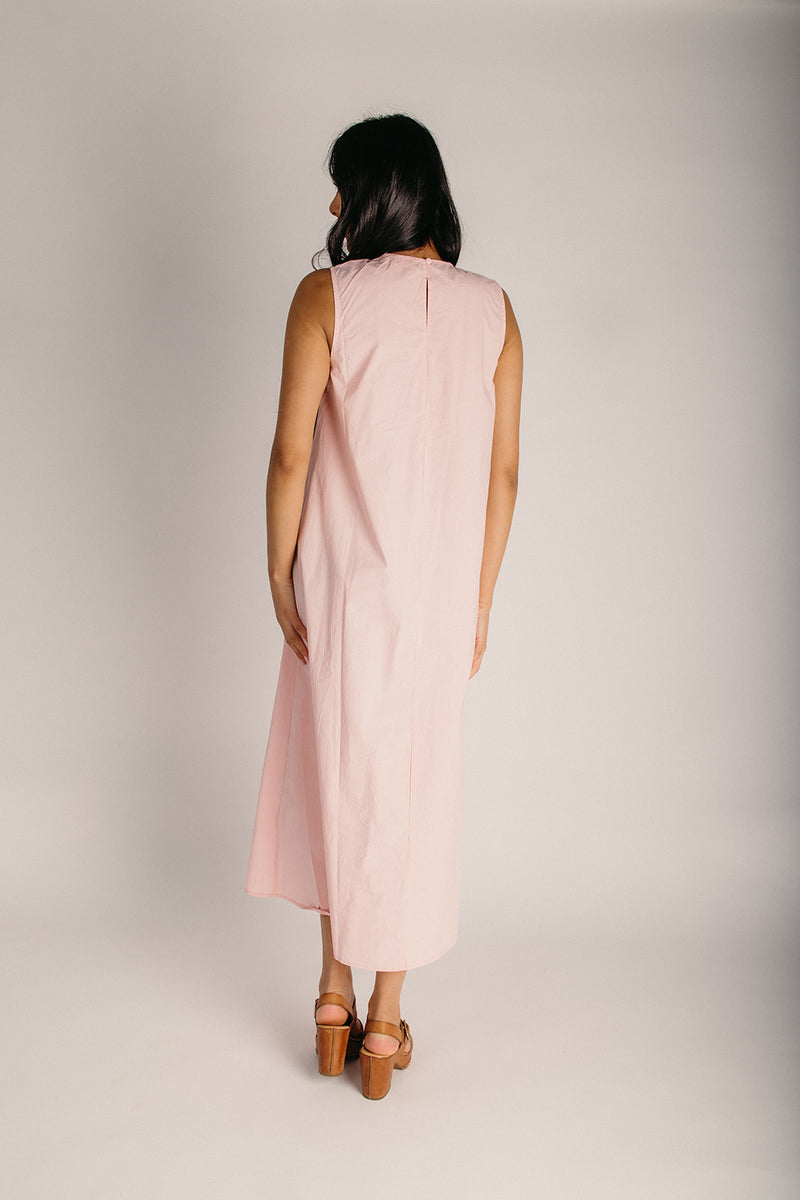 scoop neck maxi dress The Nystrom Scoop Neck Maxi Dress in Light Pink – Piper & Scoot