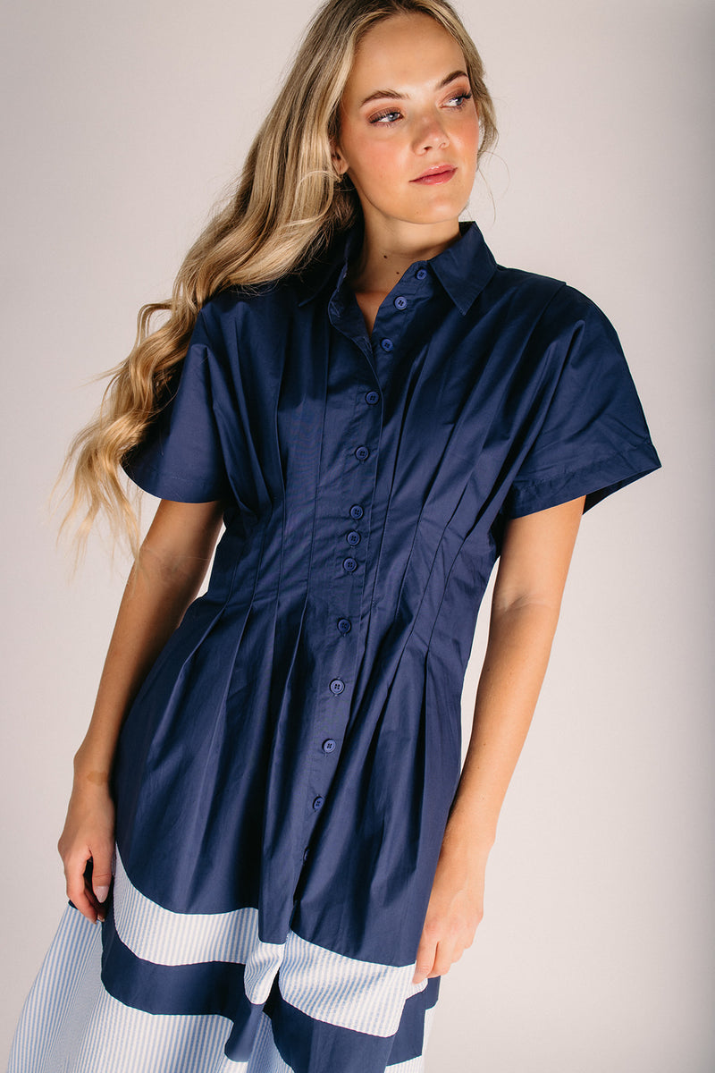 long sleeve blue dress Visualize Long Sleeve Mini Dress | Light Blue | Womens