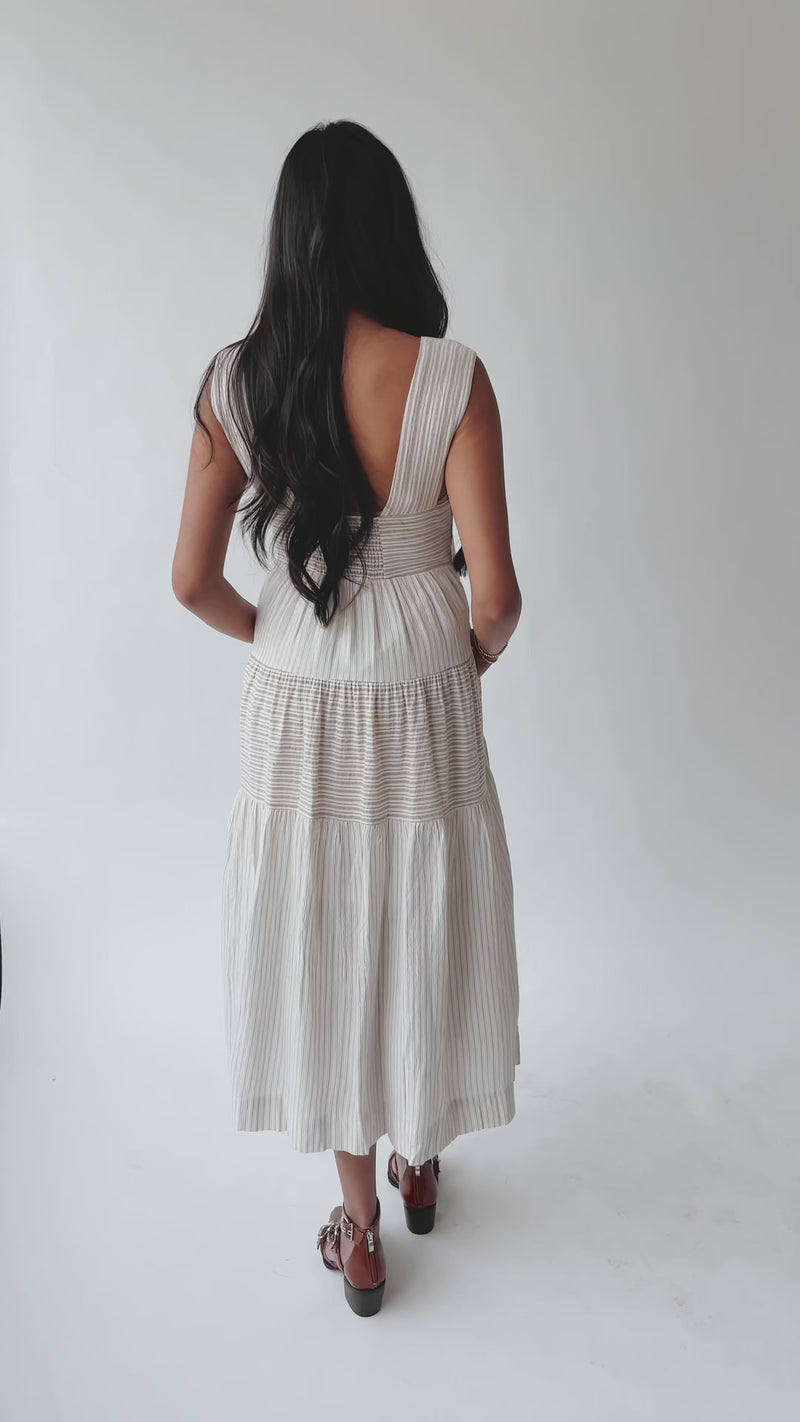 ワンピース Esther Dress - Rustrel Stripe 5-7Y AI-powered Apolina - Esther dress - Rustrel Stripe