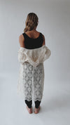The Studard Organza Lace Jacket in Cream