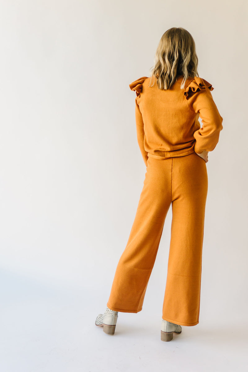 Zara, Pants & Jumpsuits, Zara Linen Wide Leg Pant Size M Orange