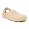 Matisse: Otto Suede Slingback Clog in Taupe