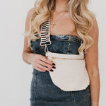 The Westlyn Woven Bag in Cream