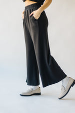 The Ronnie Basic Wide Leg Pant in Black