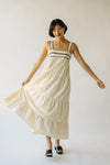 The Duncanville Tiered Tank Dress in Cream
