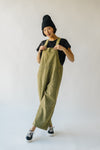 The Fortuna Wide Leg Jumpsuit in Olive