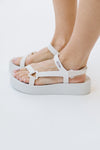 Melissa: Sun Downtown Platform in White (SHIPS IN 1 WEEK)