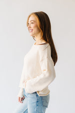 The Harris Lightweight Sweater in Cream