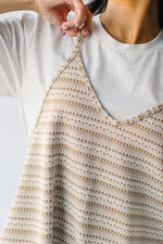 The Biegler Jacquard Knit Overall in Camel