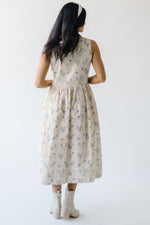 The Ketola Printed Midi Dress in Blue