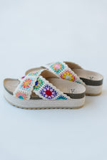 Chinese Laundry: Plays Crochet Sandal in Natural (SHIPS IN ONE WEEK)