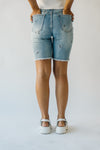 The Glenmora Embroidered Bermuda Shorts in Blue