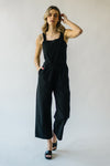 The Tompkins Square Neck Jumpsuit in Black