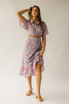 The Gillins Tunic Dress in Blue Multi
