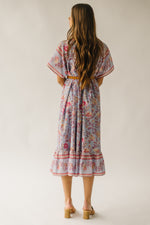 The Gillins Tunic Dress in Blue Multi