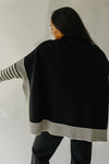 The Galva Oversized Knit Sweater in Black