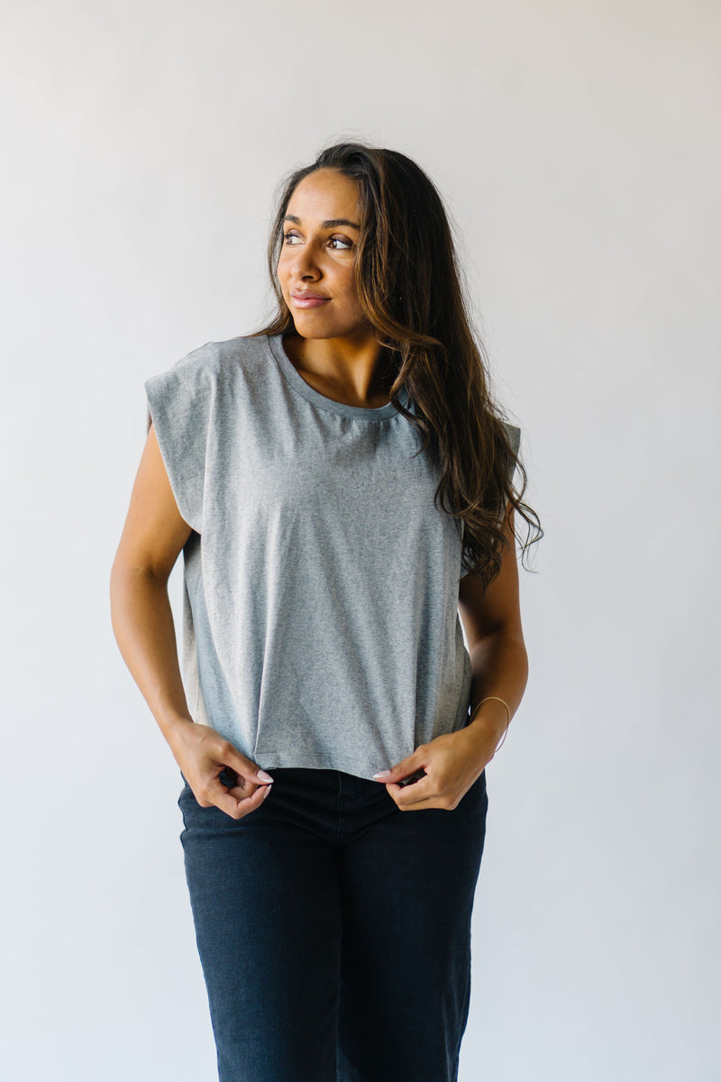 The Gerken Muscle Tee in Heather Grey