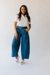 Free People: We The Free Rylee Chino Trouser in Dark Denim