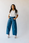 Free People: We The Free Rylee Chino Trouser in Dark Denim