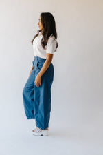 Free People: We The Free Rylee Chino Trouser in Dark Denim