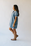 The Wendy Collared Detail Dress in Denim