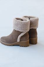 Dolce Vita: Hug H2O Boots in Mushroom Suede