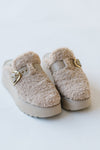 Dolce Vita: Lelani Plush Flat in Natural Plush