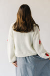 The Renshaw Strawberry Detail Cardigan in Ivory