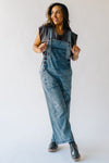 The Dina Wide Leg Overall in Blue Denim