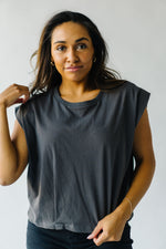 The Gerken Muscle Tee in Charcoal