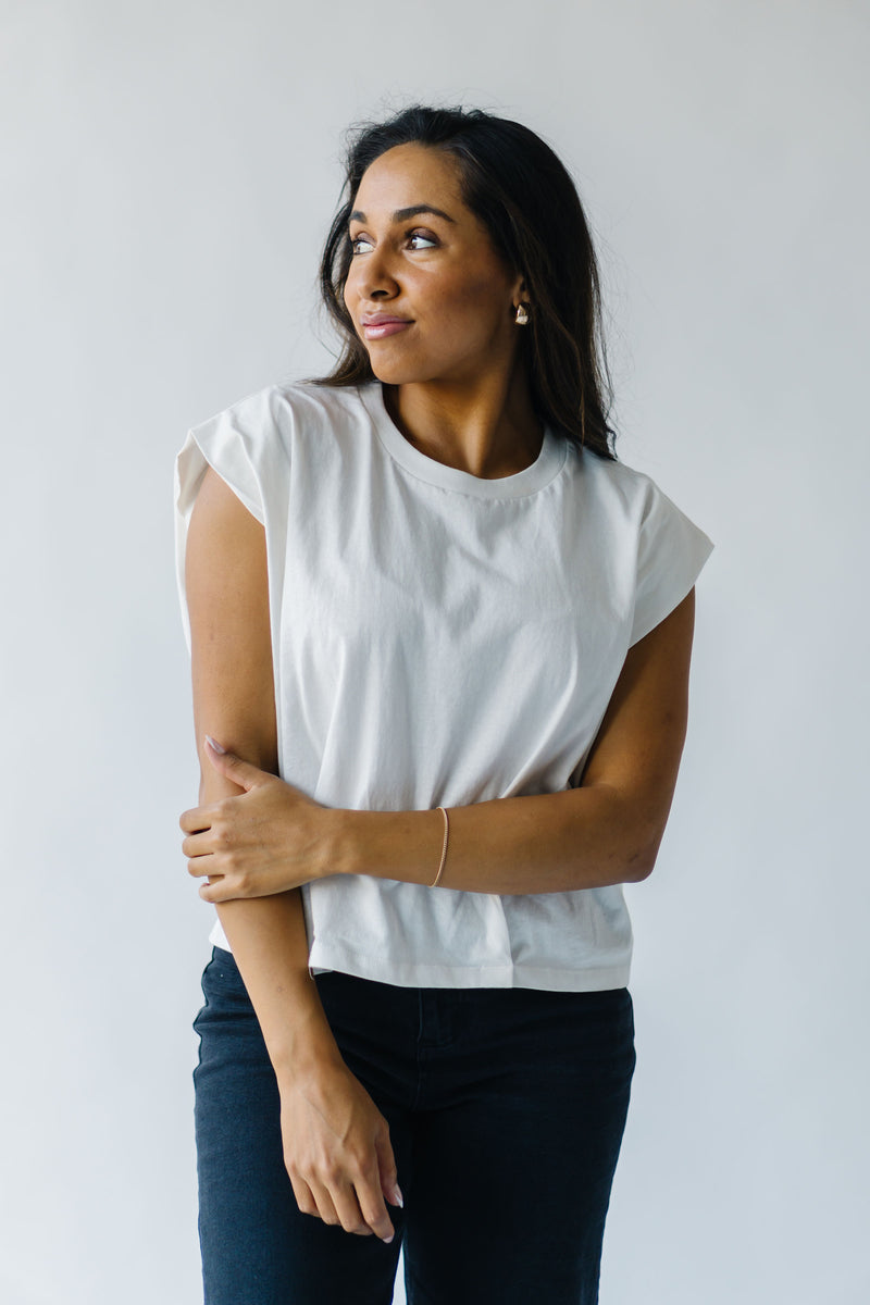 The Gerken Muscle Tee in Cream