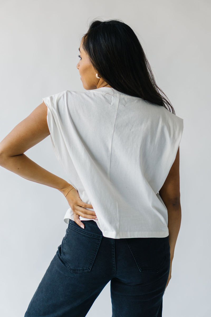 The Gerken Muscle Tee in Cream