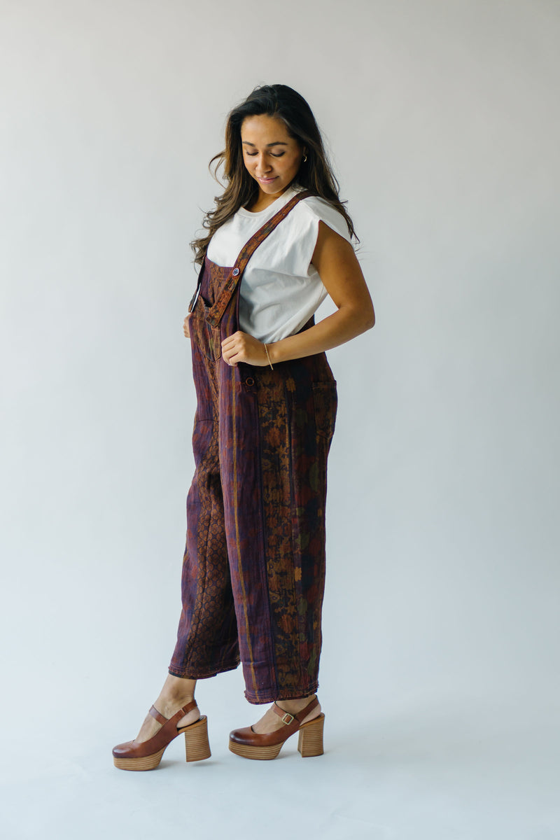 The Quentin Twill Jumpsuit in Wooden