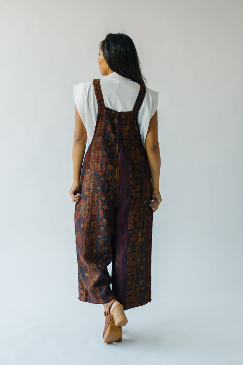 The Quentin Twill Jumpsuit in Wooden