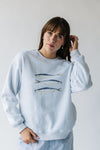 The Sardine Graphic Sweatshirt in Heather Grey