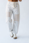 Free People: We The Free Moxie Pull-On Barrel Jeans in White