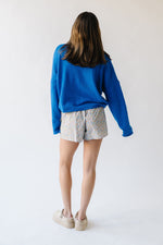 The Riggs Button-Down Sweater in Royal Blue